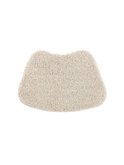 My Rug Beige Shaggy Curved Bath Mat - Image 3 of 3