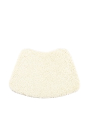 My Rug Ivory Shaggy Curved Bath Mat - Image 3 of 3