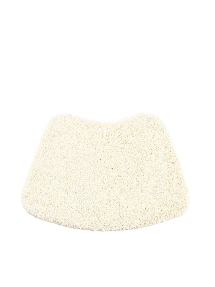 My Rug Ivory Shaggy Curved Bath Mat - Image 3 of 3