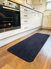 My Mat French Navy Soft Washable Runner - Image 1 of 2