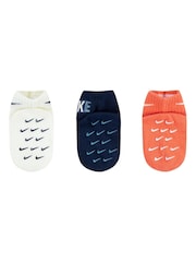 Nike Blue Infant Gripper Socks 3 Pack - Image 5 of 5