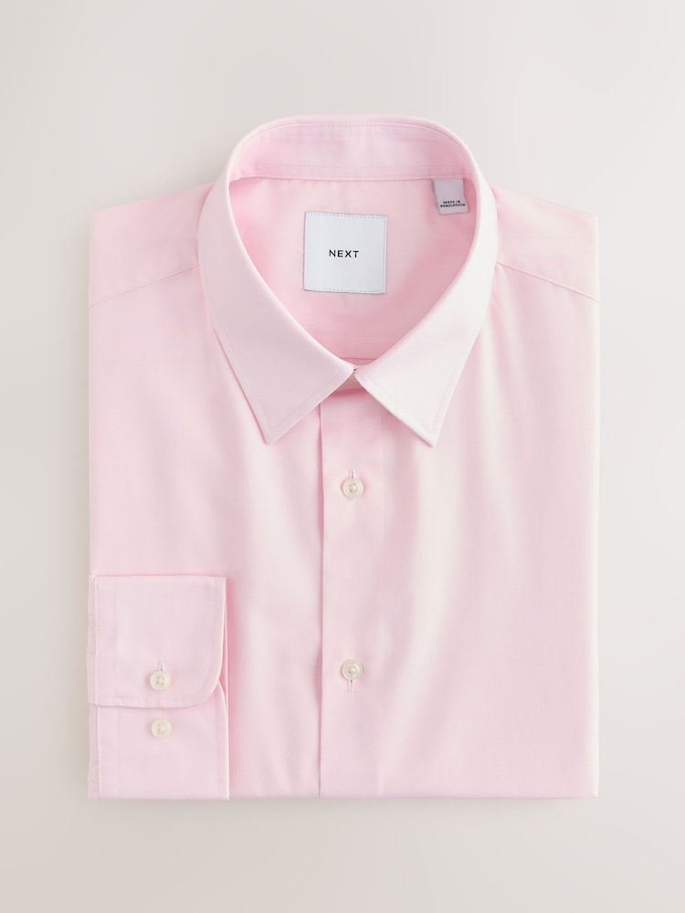 chinese dress ladies Barry. Wang Pink Dress Shirt Long Sleeve Wrinkle Free Wedding Formal Button Down Shirt, S main image 0