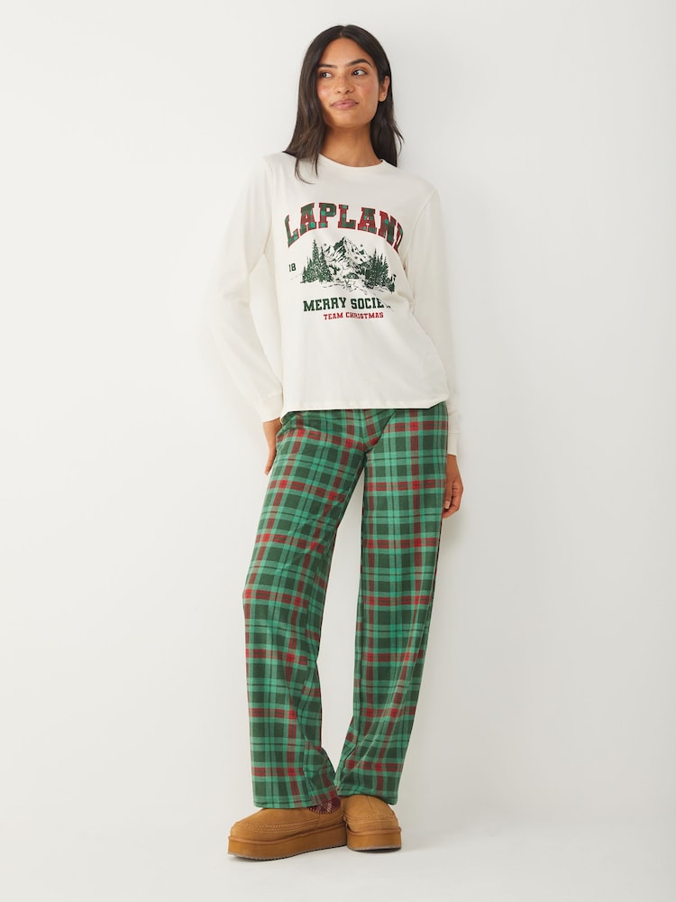 Society 8 Green Matching Family Lapland Pyjama Set - Image 1 of 4 Society 8 Green Matching Family Lapland Pyjama Set - Image 1 of 4