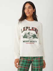 Society 8 Green Matching Family Lapland Pyjama Set - Image 3 of 4