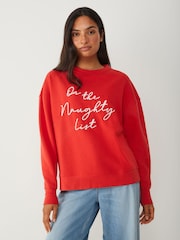 Society 8 Christmas List Sweat Top - Bild 1 von 4