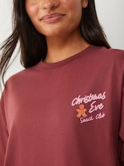 Society 8 Red Snack Club Graphic T-Shirt - Image 4 of 4