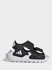 adidas Black AltaSwim 3 Infant Sandals - Image 1 of 9