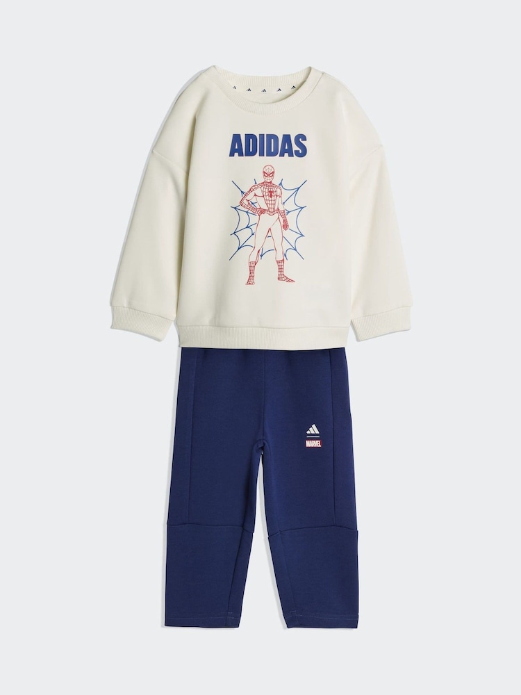 adidas Marvel Spider-Man Sweatshirt and Jogger Infant Set - صورة 1 من 7 adidas Marvel Spider-Man Sweatshirt and Jogger Infant Set - صورة 1 من 7