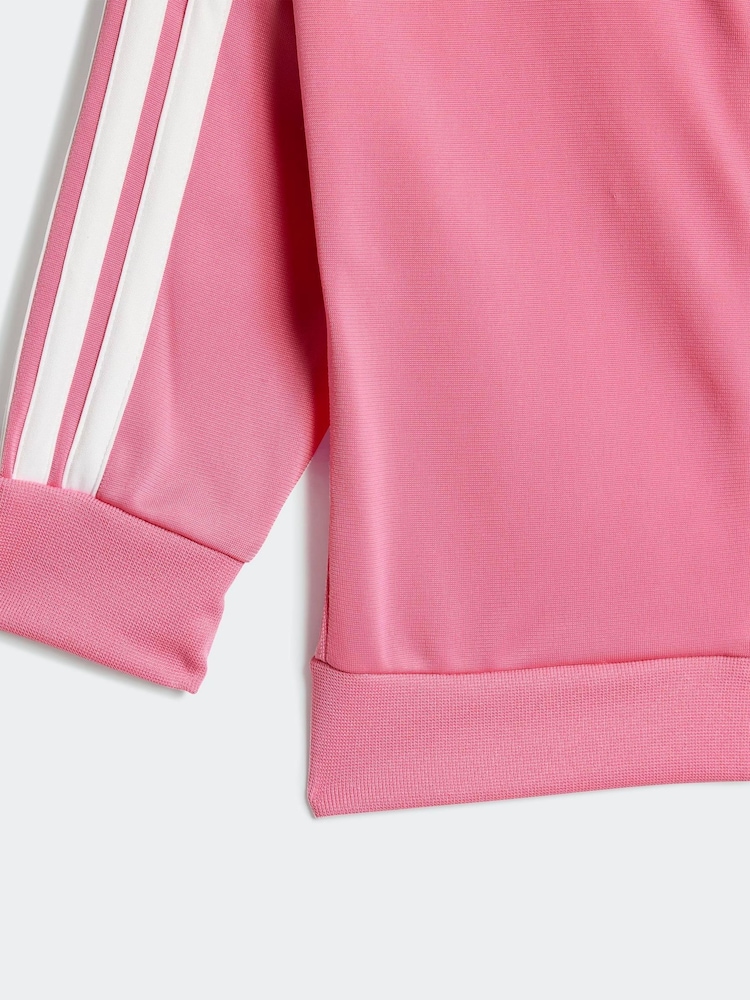 adidas Pink Essentials Climacool Infant Tracksuit - Image 7 of 7