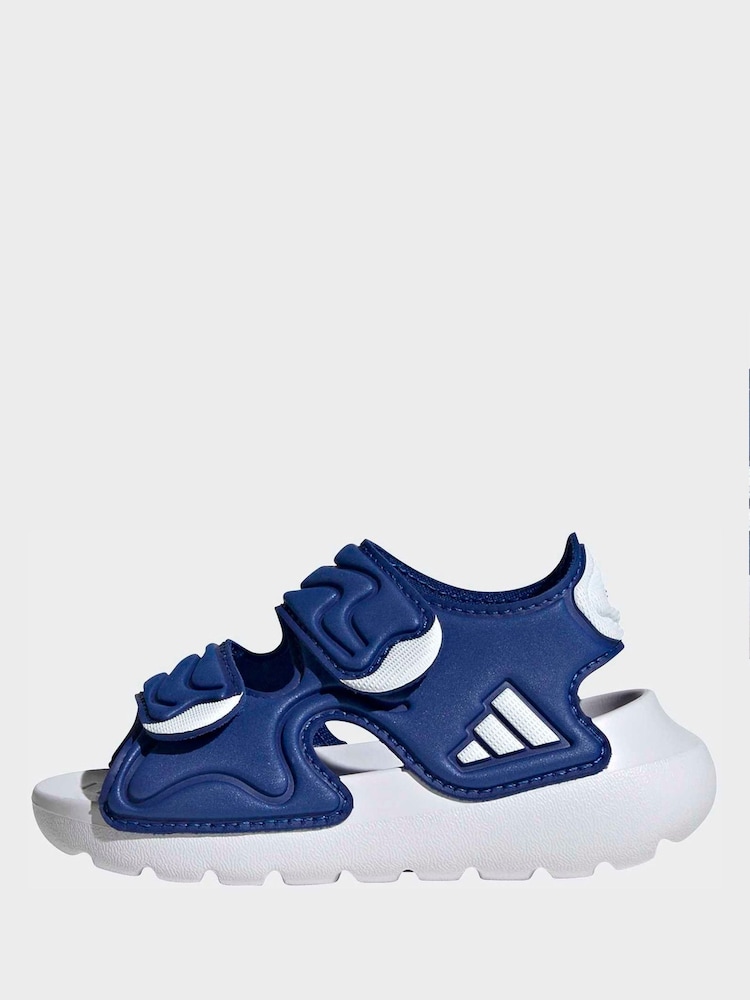 adidas Blue AltaSwim 3 Infant Sandals - Image 2 of 10