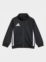 adidas Black Tiro Essentials Infant Tracksuit Set - Image 2 of 7