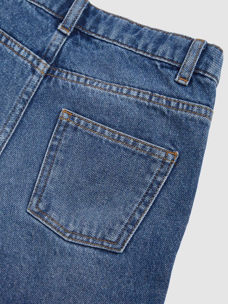Reiss Blue Ronnie Relaxed-Fit Jeans - Image 4 of 4 Reiss Blue Ronnie Relaxed-Fit Jeans - Image 4 of 4
