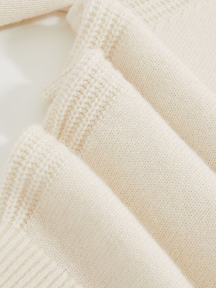 Reiss Off White Gosforth Wool-Cashmere Roll-Neck Jumper - Image 6 of 6 Reiss Off White Gosforth Wool-Cashmere Roll-Neck Jumper - Image 6 of 6