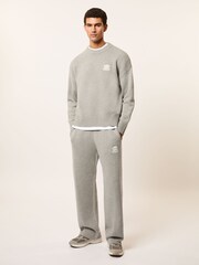 Reiss Grey Melange Blake Joggers - Image 1 of 7