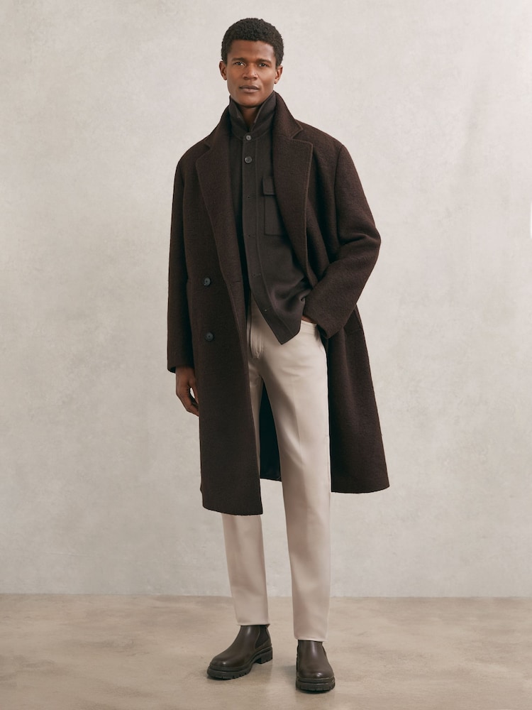 Reiss Stone Canterbury Slim-Fit Five-Pocket Trousers - Image 1 of 6 Reiss Stone Canterbury Slim-Fit Five-Pocket Trousers - Image 1 of 6