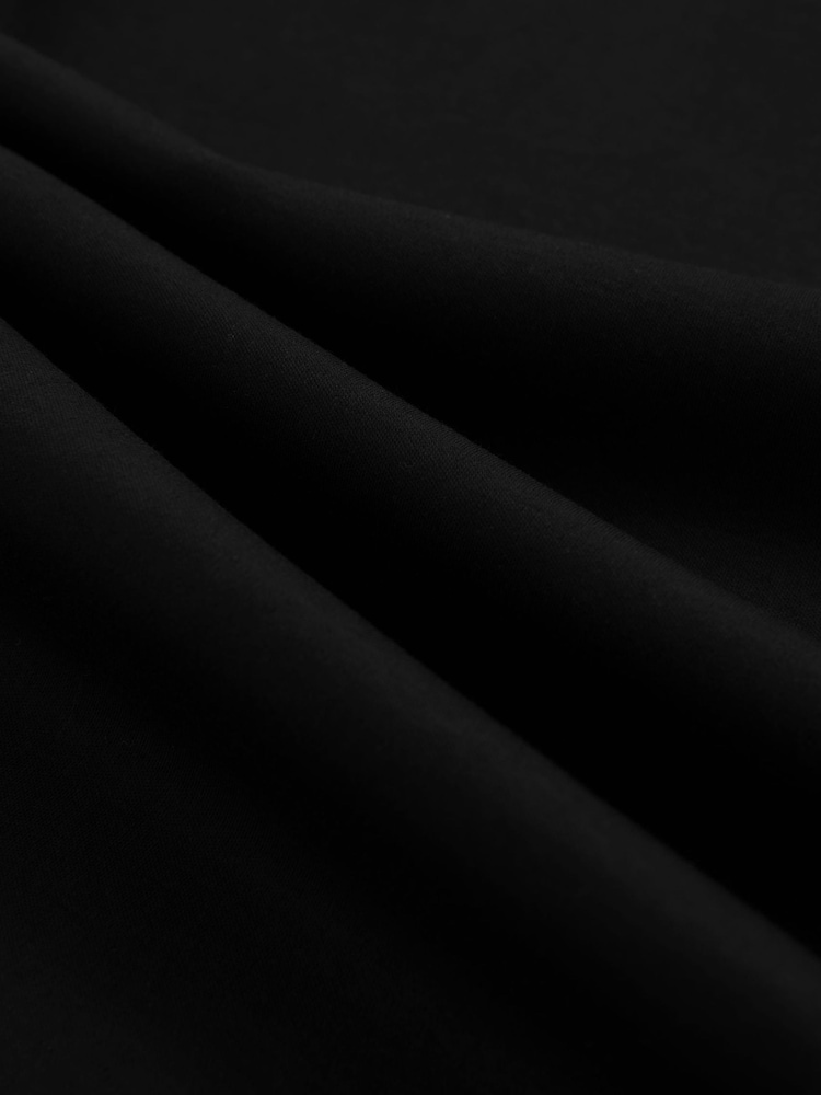 Reiss Black Count Air-Water Cotton Tailored-Fit T-Shirt - Image 6 of 6 Reiss Black Count Air-Water Cotton Tailored-Fit T-Shirt - Image 6 of 6