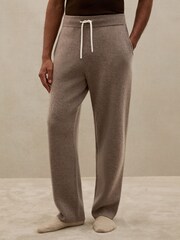 Reiss Mouse Brown Melange Chapter Joggers - Image 3 of 7
