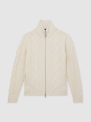 Reiss Ivory White Baker Cardigan - Image 2 of 6