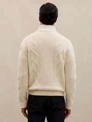 Reiss Ivory White Baker Cardigan - Image 4 of 6