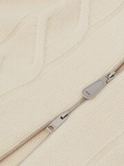 Reiss Ivory White Baker Cardigan - Image 6 of 6