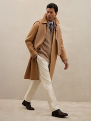 Reiss Camel Brown Baker Cardigan - Image 4 of 6