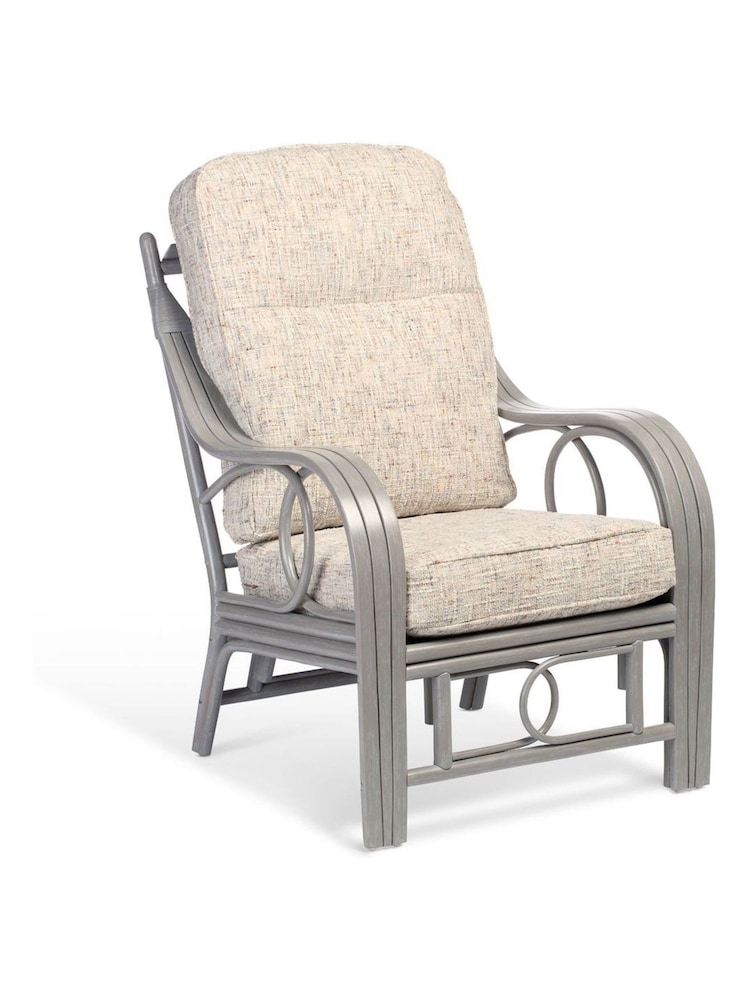 Desser Grey Wash Fabric Madrid Chair - Image 2 of 2