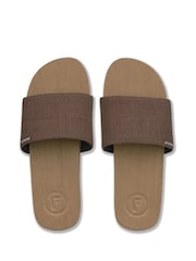 Foamlife Brown Mens Sully Slide Sliders - Image 1 of 1