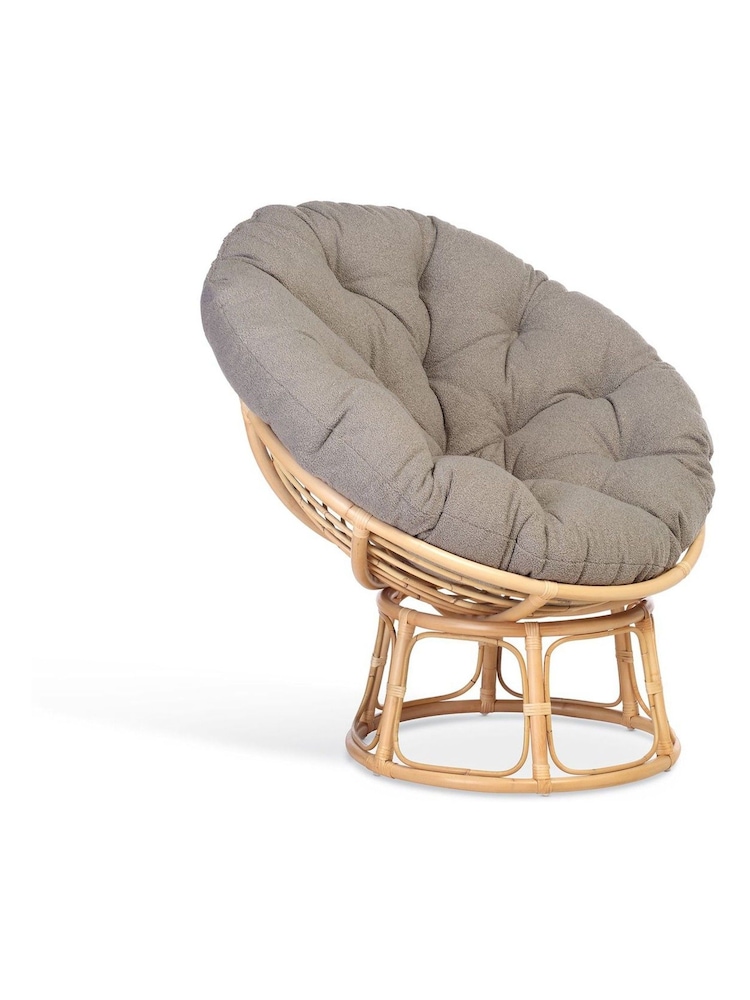 Desser Natural Fabric Papasan Chair - Image 2 of 2