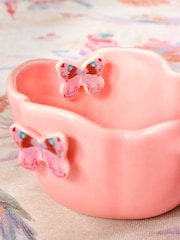 Artist Floral Butterfly Nibble Bowl - Image 4 of 5