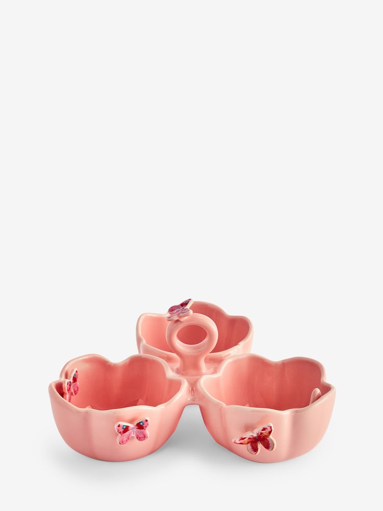 Artist Floral Butterfly Nibble Bowl - Image 5 of 5
