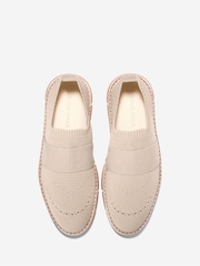 Cole Haan Womens Natural Zero Grand Rella Stitchlite Slip-On Trainers - Image 4 of 6