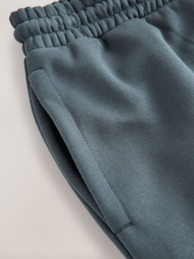 Steel Blue Straight Fit Cotton Rich Jersey Joggers - Image 3 of 3 Steel Blue Straight Fit Cotton Rich Jersey Joggers - Image 3 of 3