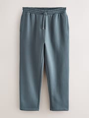 Steel Blue Straight Fit Cotton Rich Jersey Joggers - Image 6 of 8