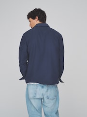The Set 2 Pack Cotton Shackets Navy/Khaki - Image 3 of 6