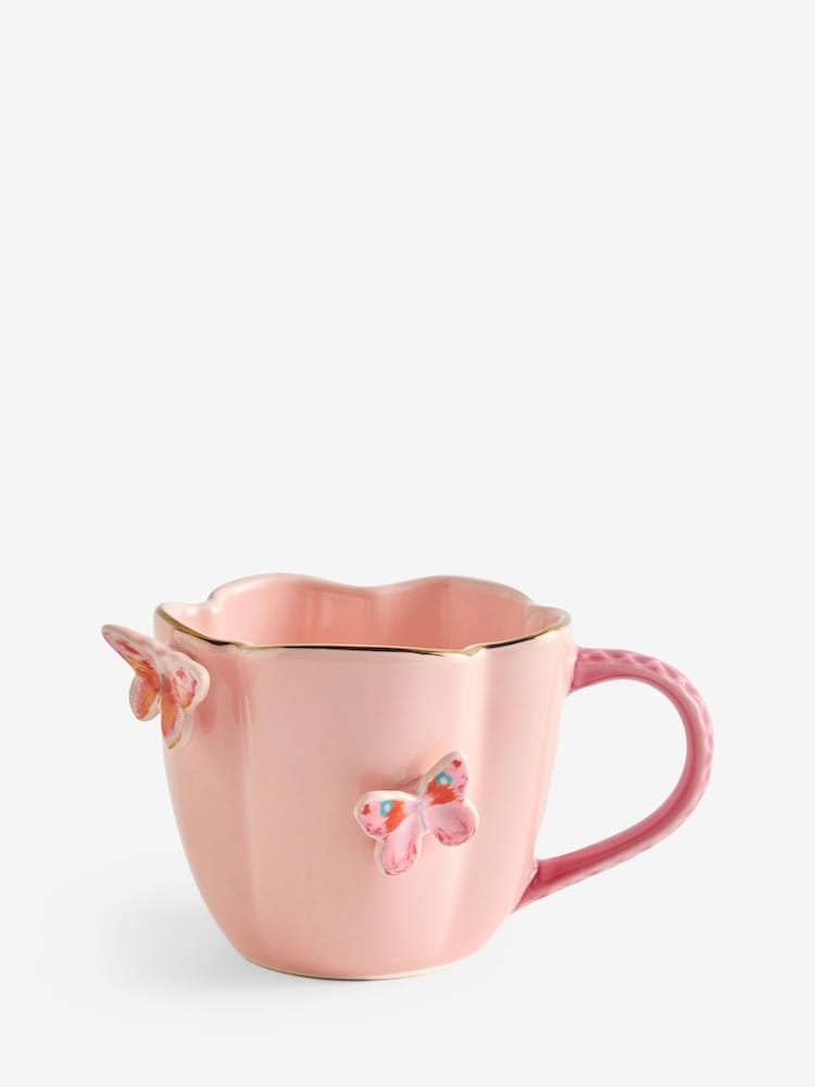 Artist Floral Butterfly Mug - Image 4 of 4