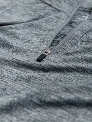 The Set 2 Pack Activewear Zip Neck Tops Black/Grey - Image 5 of 5