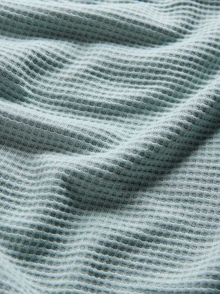 The Set 2 Pack Relaxed Fit TShirts and Waffle Loungepants Set Chocolate Brown - Image 6 of 6