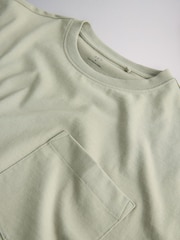 Rot/Marineblau/Weiß - The Set 4 Pack Relaxed Fit Heavyweight Cotton Pocket T-Shirt - Bild 7 von 7