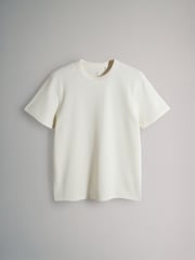 The Set 4 Pack Regular Fit Crew Neck Waffle TShirts Charcoal Grey - Image 5 of 6