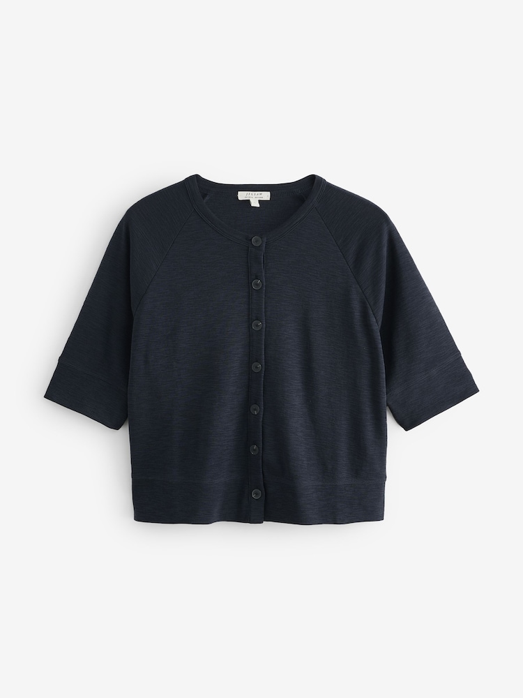 Jigsaw Orange Classic Linen Shirt - Image 1 of 1