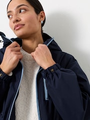 FatFace Eden Navy Raincoat - Image 4 of 6