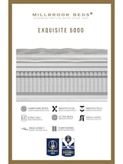 Millbrook Beds Exquisite 5000 Pocket Sprung Natural Firm Mattress - Image 6 of 6