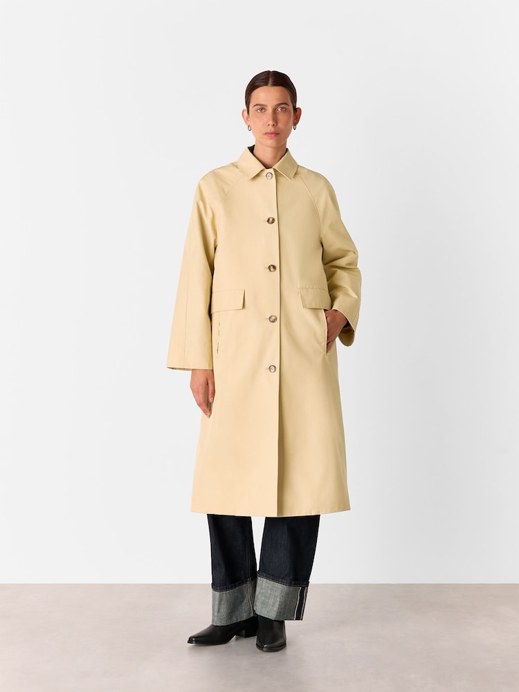 Whistles Nude Car Coat With Pocket Detail - Image 1 of 5