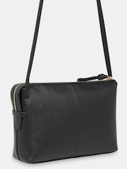Whistles Black Kaia Zip Top Cross-Body Bag - Image 2 of 5