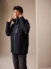 Black Waterproof Anorak Jacket (3-16yrs) - Image 1 of 10