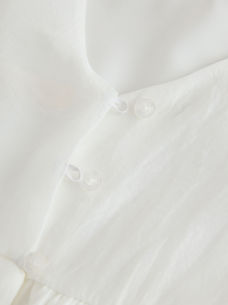 Laura Ashley Ivory Petal Flower Dress - Image 11 of 11 Laura Ashley Ivory Petal Flower Dress - Image 11 of 11