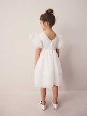 Laura Ashley Ivory Petal Flower Dress - Image 2 of 6