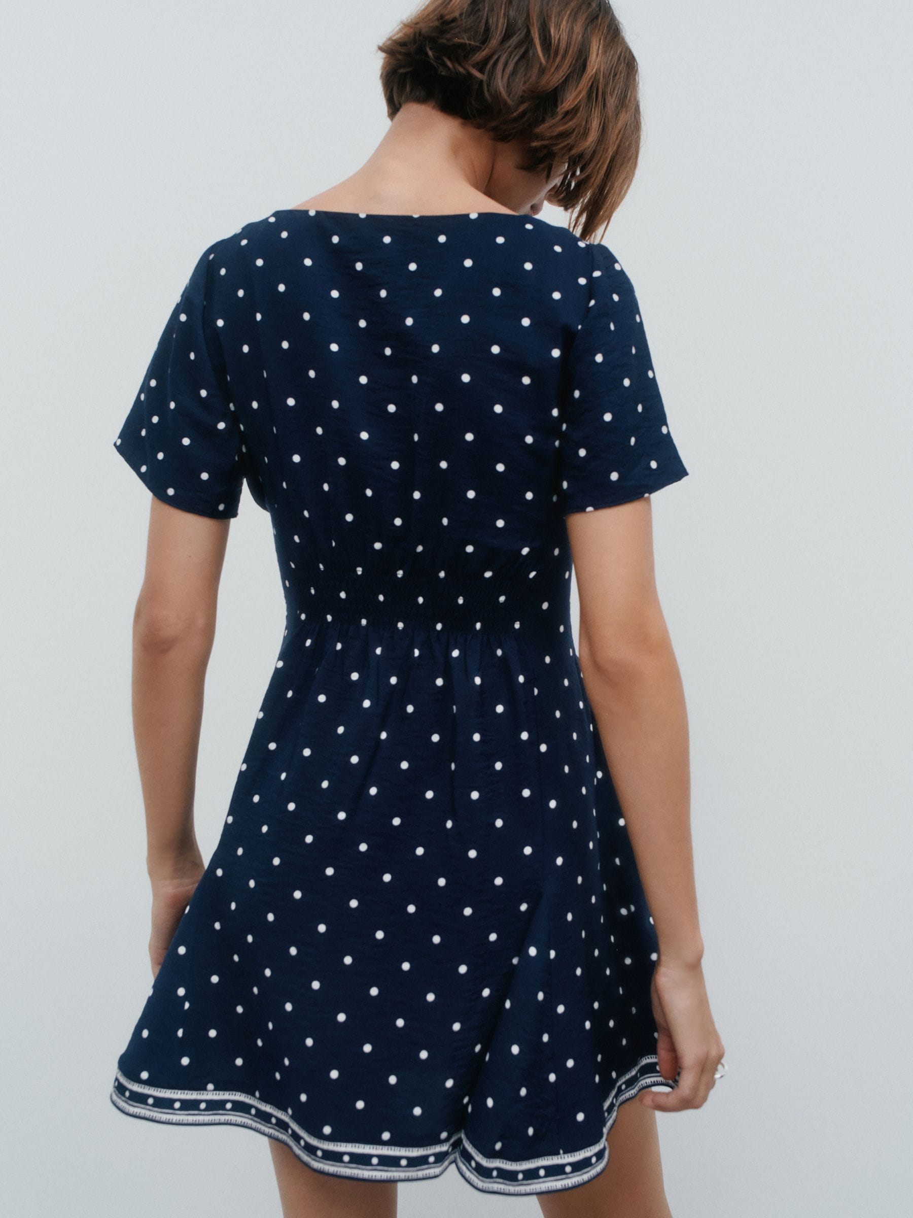 Buy Navy Blue Spot Tie Waist Mini Dress from the Next UK online shop Buy Navy Blue Spot Tie Waist Mini Dress from the Next UK online shop