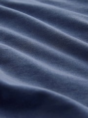 Washed Blue Jersey Sarong Tie T-Shirt Dress - Image 7 of 7