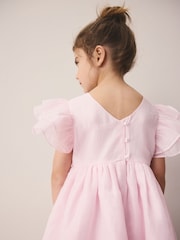 Laura Ashley Pink Petal Flower Dress - Image 3 of 5